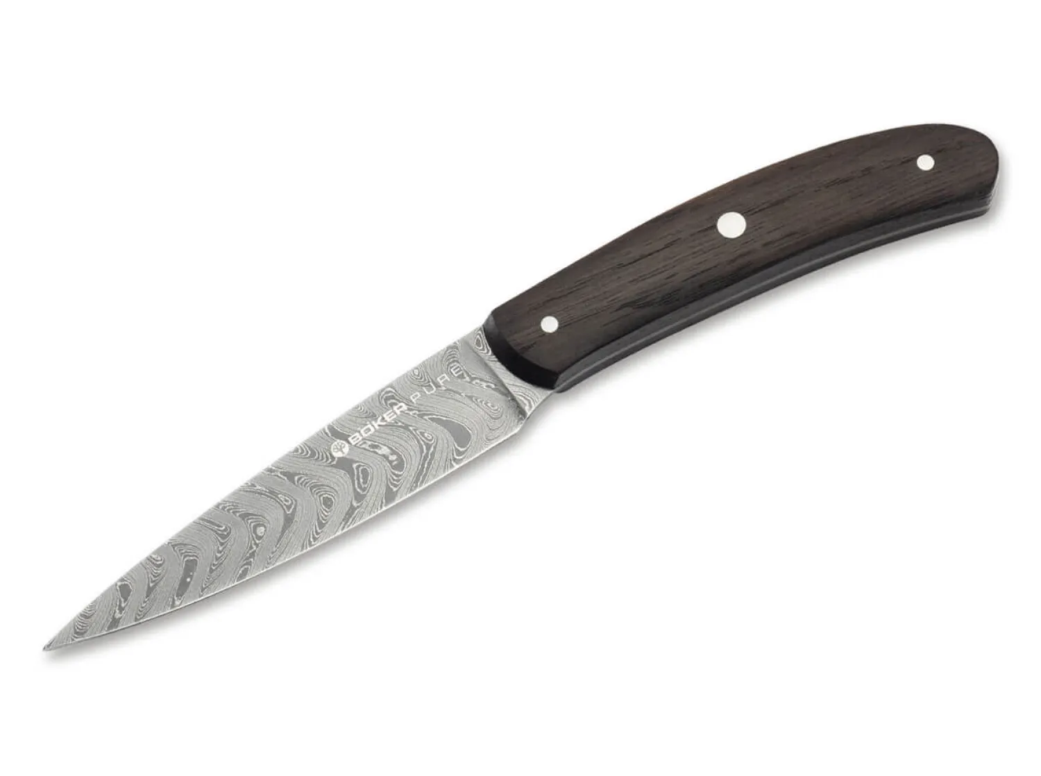 Böker Manufaktur Solingen Damast Pure Räuchereiche Spickmesser