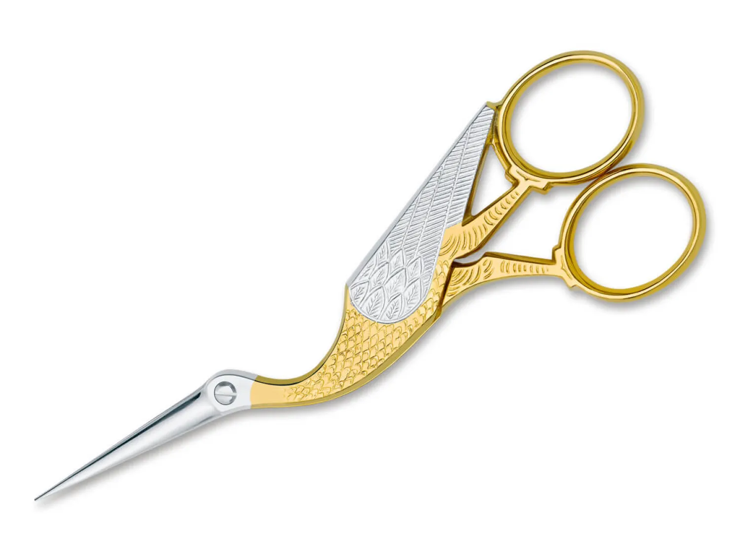 Due Cigni Embroidery Scissors 2C 36/45 en Stork