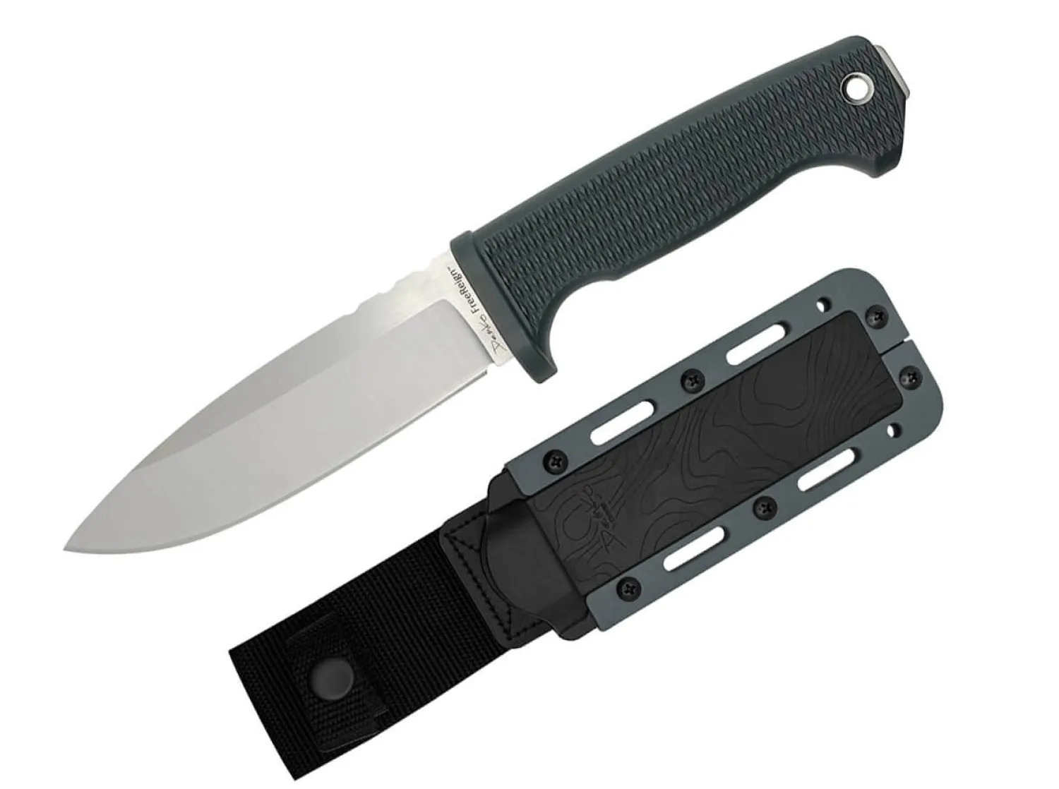 Demko Knives FreeReign Drop Point AUS10A Grey