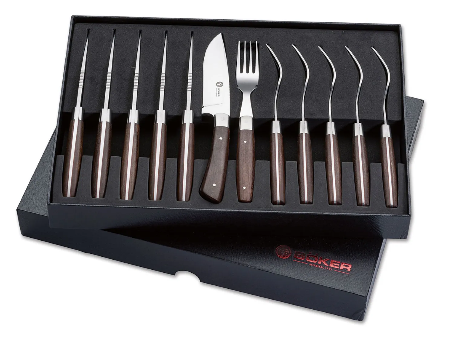 Böker Arbolito Guyacan Steakbesteck Set