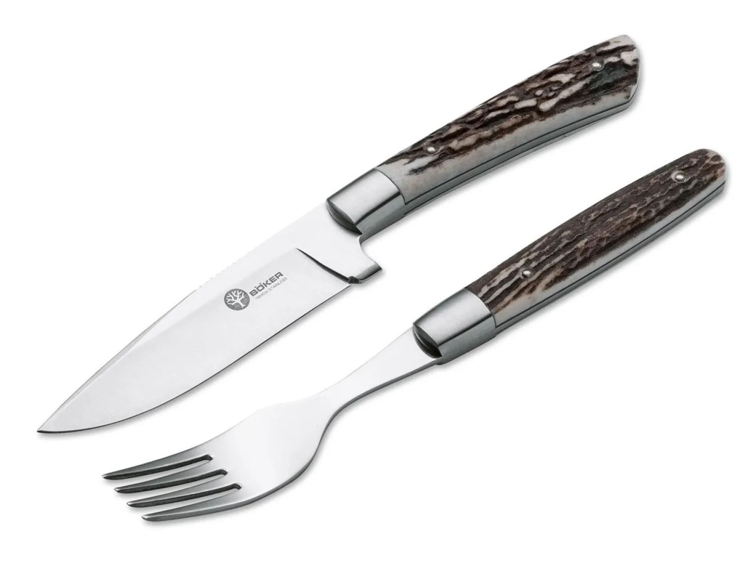 Böker Arbolito Hirschhorn Steakbesteck