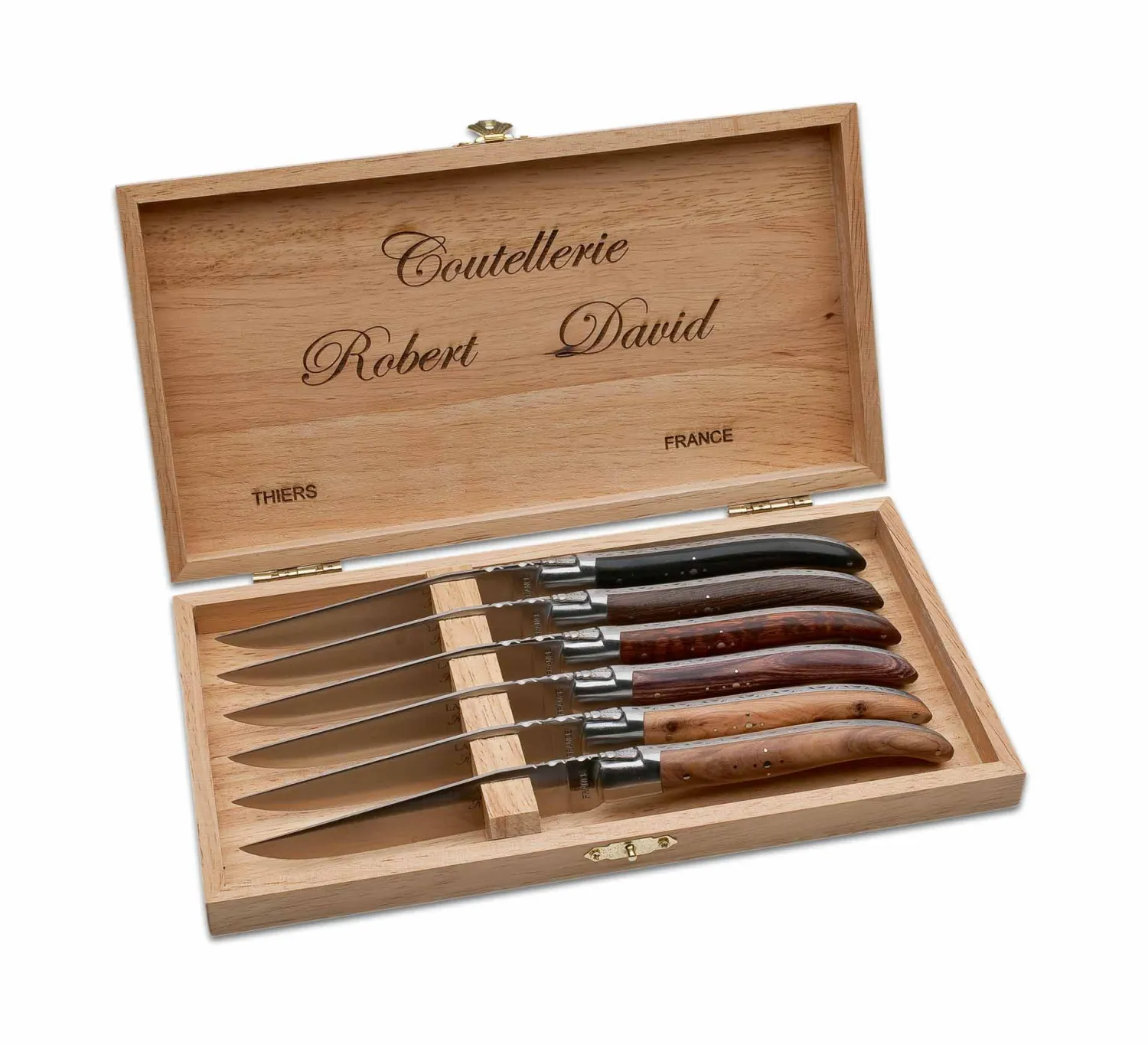 Robert David Holzvariation Steakmesser Set