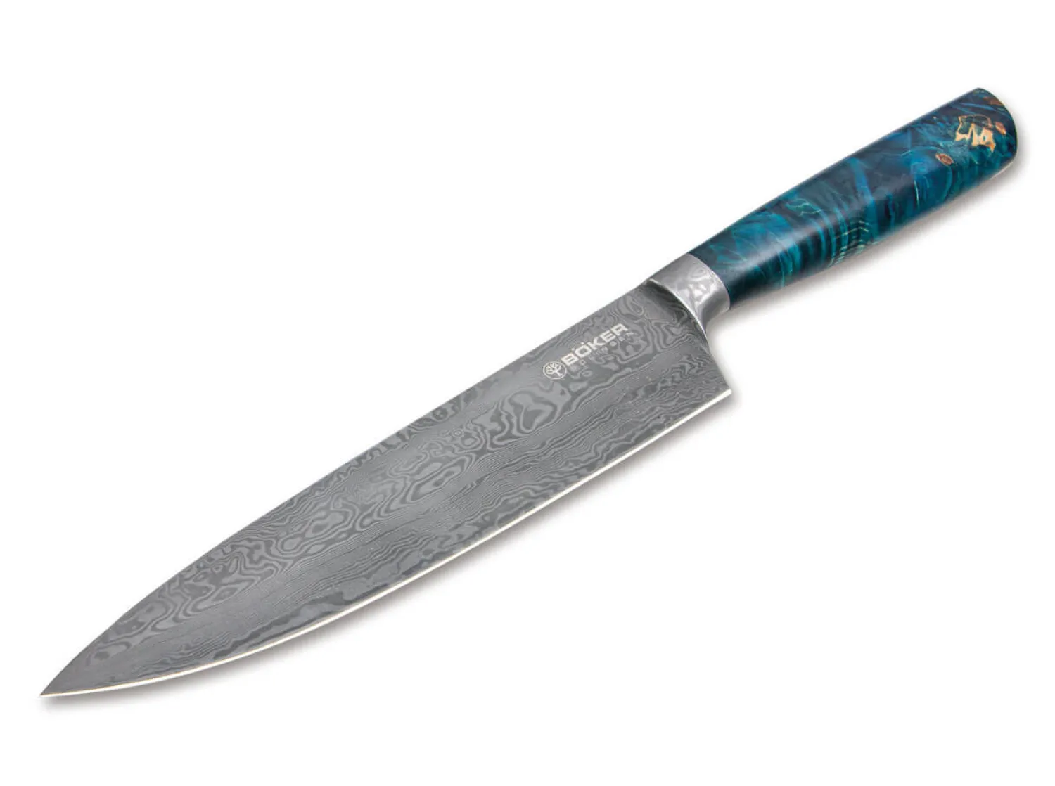 Böker Manufaktur Solingen Riviera Damast Chefmesser