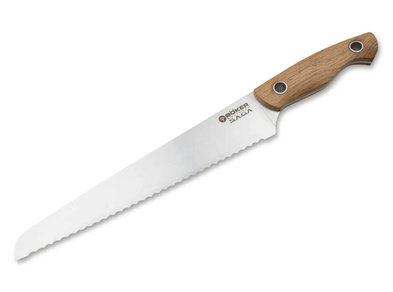 Böker Manufaktur Solingen Saga Brotmesser Eiche