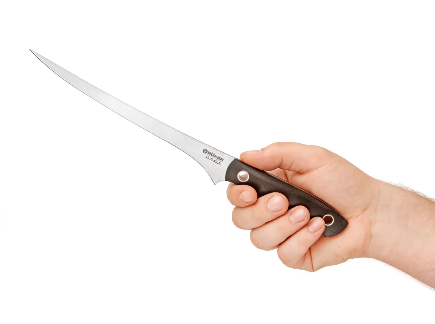 Böker Manufaktur Solingen Saga Filetiermesser G10 Satin