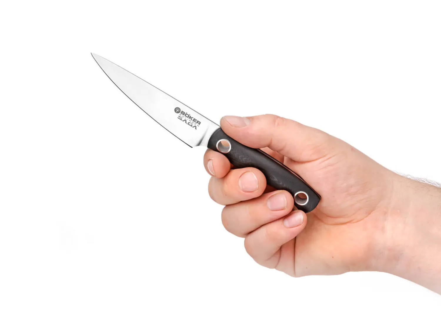 Böker Manufaktur Solingen Saga Spickmesser G10 Satin