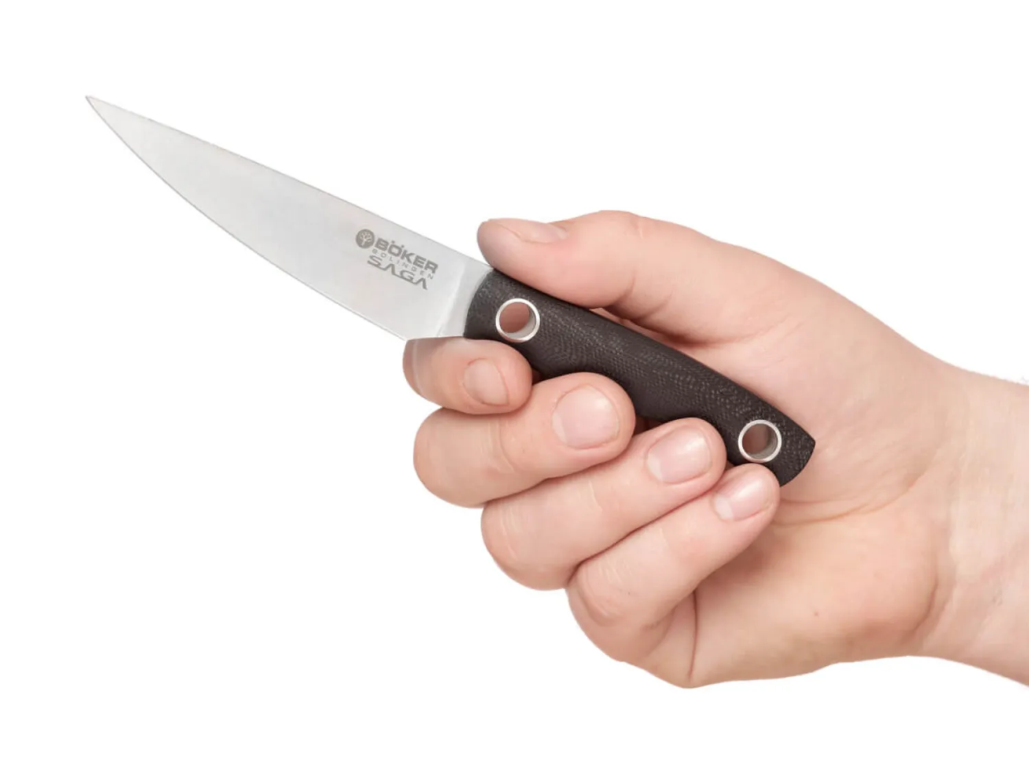 Böker Manufaktur Solingen Saga Spickmesser G10 Stonewash
