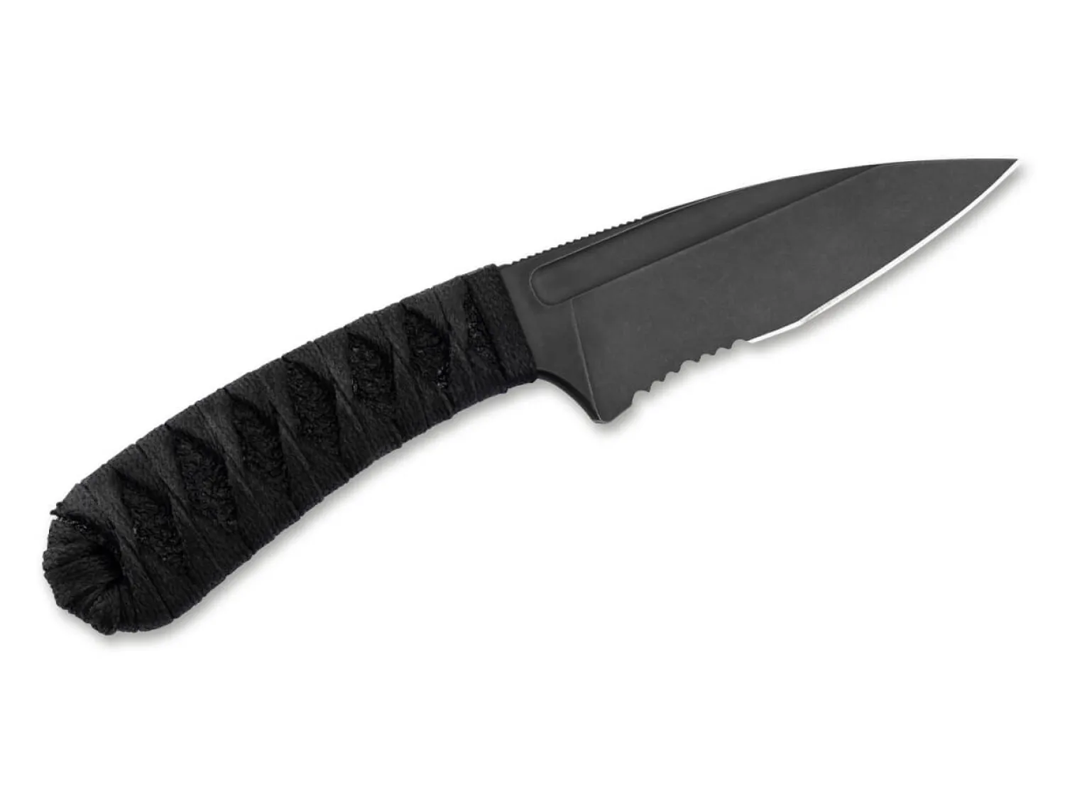 Bastinelli Knives Sin Black Tsuka Wrap Bronze Menuki