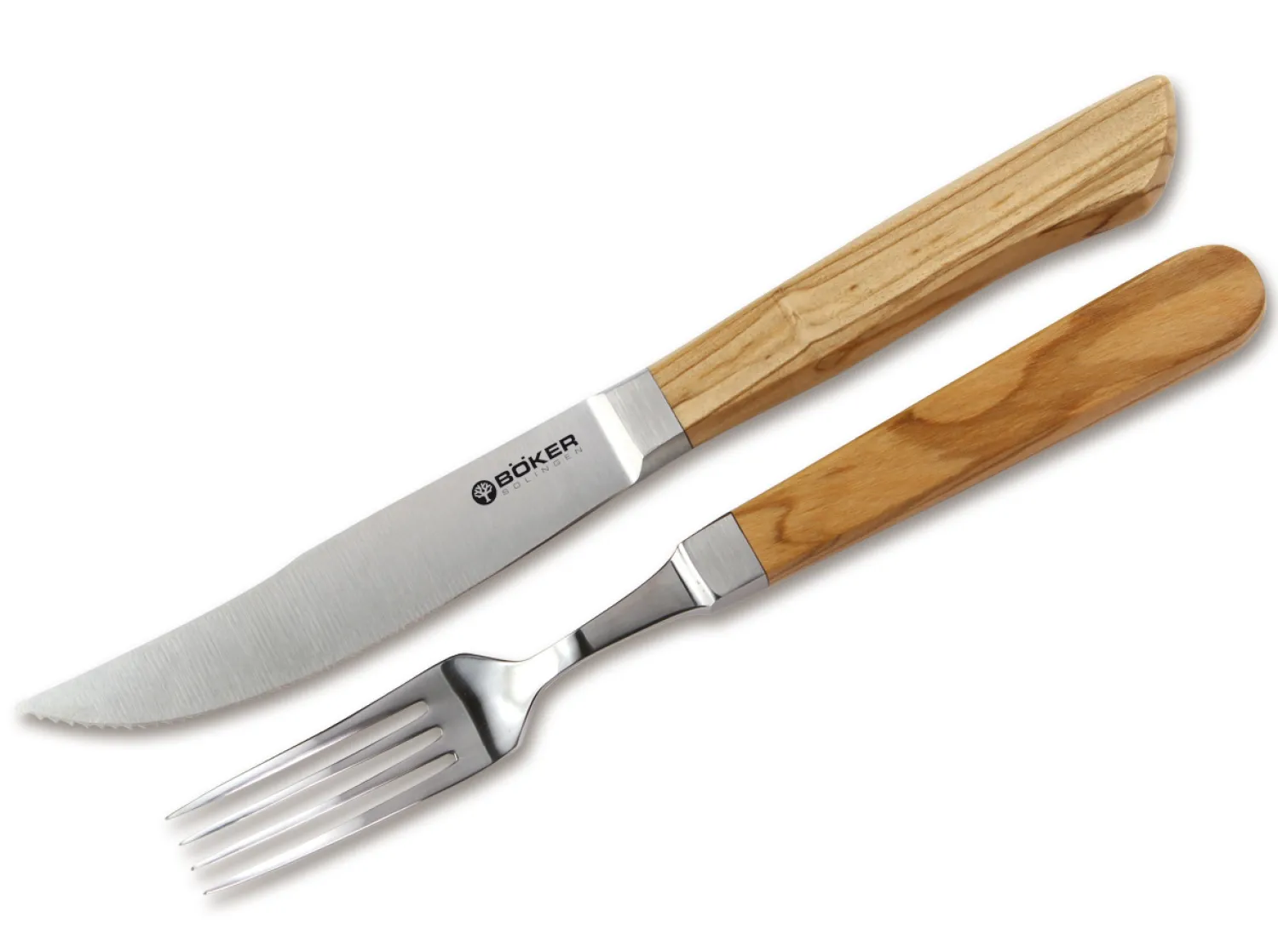 Böker Manufaktur Solingen Steakbesteck Olive