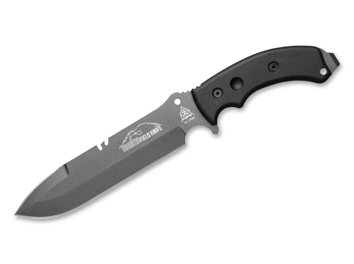 TOPS Knives Tahoma Field Knife Micarta Black