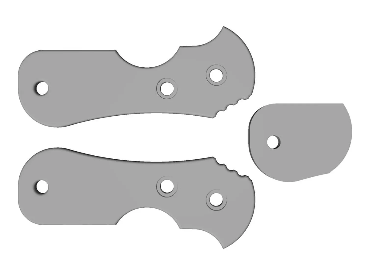 Böker Plus Urd 2.0 Vierfingergriff 3D-Modell