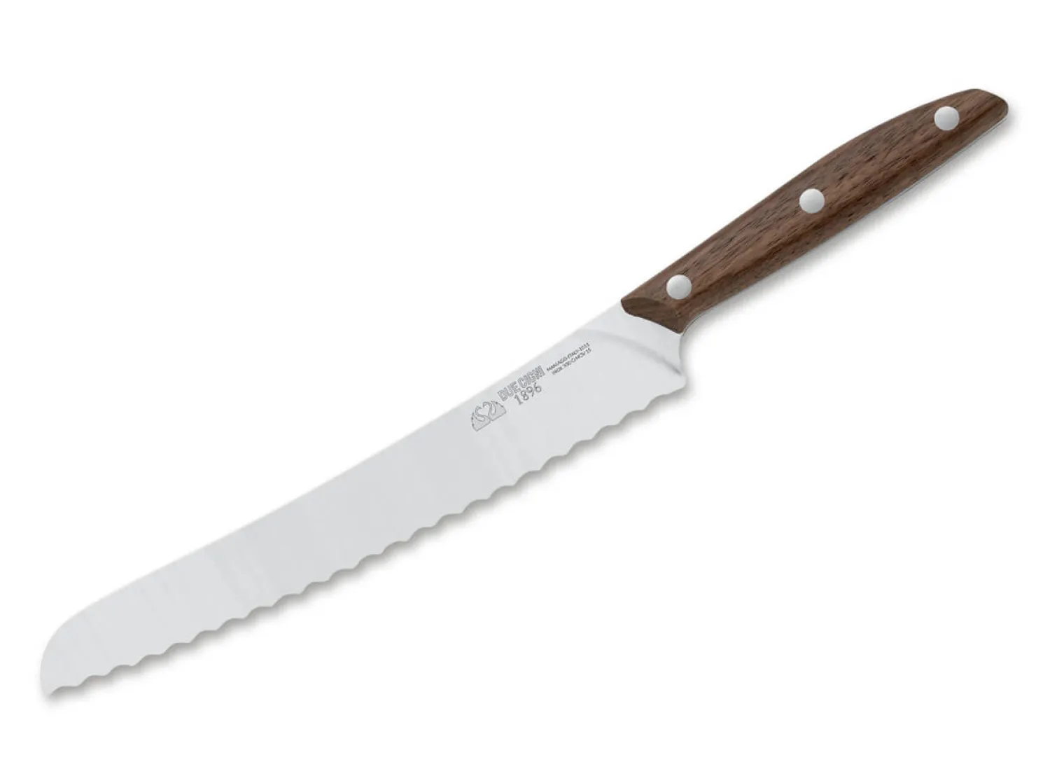 Due Cigni 1896 Walnuss Brotmesser