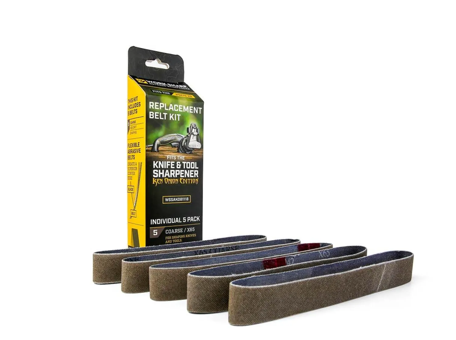 Work Sharp WSKTS Ken Onion Edition Belt Kit X65 Coarse